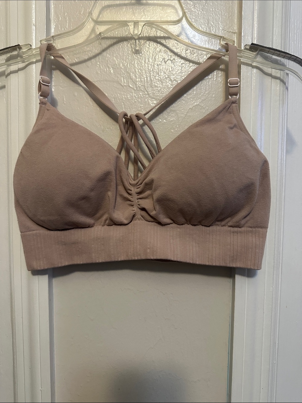 Seamless Strappy Bralette - Taupe